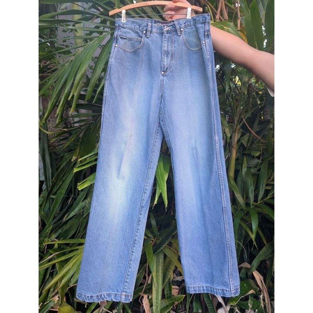 vintage y2k phat farm jeans 90s hip hop skater relaxed jeans 30x33 fade